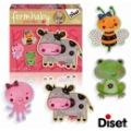 Diset Puzzle Form Baby Vache