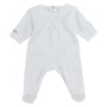 Absorba Pyjama Blanc Coton Biologique 6 Mois
