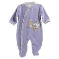 Noukies Pyjama Taupe Emma Lilas - 6 Mois