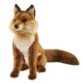 Hansa Peluche Renard Assis - 30 cm