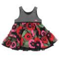 Confetti Robe Black Color Sans Manches