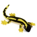 Hansa Peluche Salamandre Jaune Noire - 35 cm