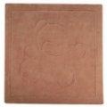 Tapis Ours Chocolat Plume Carré Kaloo