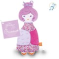 L'Oiseau Bateau Peluche Musicale Tchikiboum Guimauve Mauve