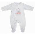 Noukies Pyjama Blanc Victoria - 12 mois