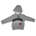 Gilet Zippé à Capuche Gris Chiné - 9 mois Guess Enfant