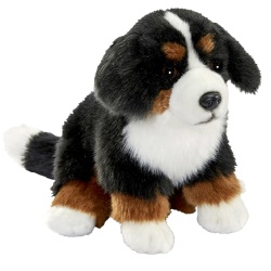 Peluche Anima Bulldog Francese Seduto - 30 Cm Di Morbidezza