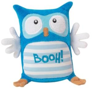 Peluchette Hibou Bleu Luminou Booh - 14 cm