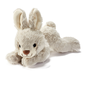 Peluche Lapin Couché - 22 cm