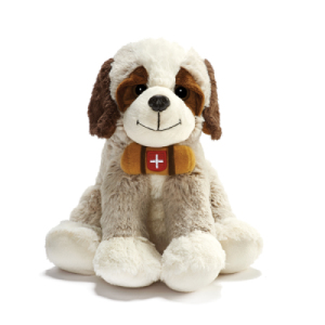 Peluche Chien Saint Bernard Doo Assis - 25 cm