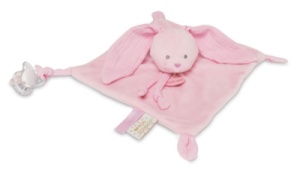 Doudou Lapin Lange Misty Rose