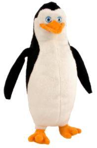 Peluche Kowalski Pingouins de Madagascar - 18 cm