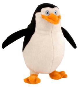 Peluche Soldat Pingouins de Madagascar - 18 cm