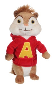Peluche Alvin et les Chipmunks - 18 cm