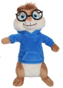Peluche Alvin et les Chipmunks - Simon - 18 cm
