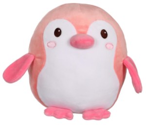 Peluche Pingouin Rose Baby Squishi - 22 cm