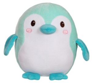 Peluche Pingouin Vert Baby Squishi - 22 cm
