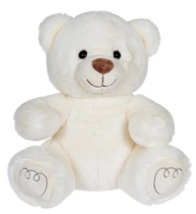 Peluche Ours Ivoire My Sweet Teddy - 24 cm