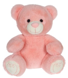 Peluche Ours Rose My Sweet Teddy - 24 cm