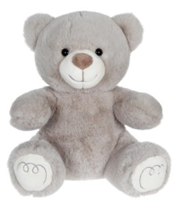 Peluche Ours Gris My Sweet Teddy - 24 cm
