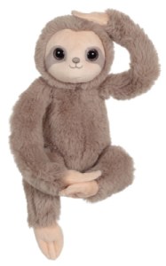 Peluche Paresseux Gris Marron - 22 cm