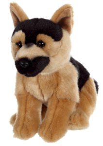 Peluche Chien Berger Allemand Floppy - 25 cm