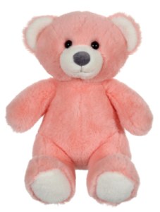 Peluche Ours Rose Trendy - 24 cm
