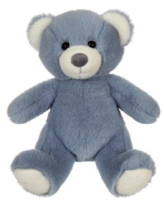 Peluche Ours Bleu Trendy - 24 cm