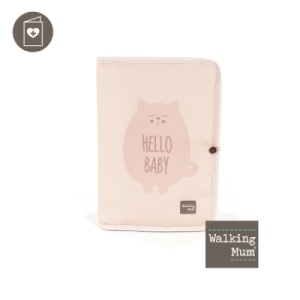 Protège Carnet de Santé Hello Baby Rose