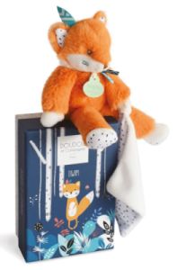 Peluche Pantin avec Doudou Renard Tiwipi