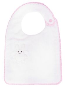 Bavoir Ange Lapin Rose