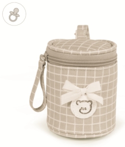 Porte Sucette Miel Beige