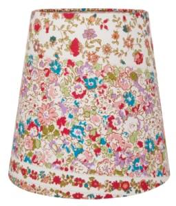 Abat-Jour Fleurs Rouges 15x15 cm