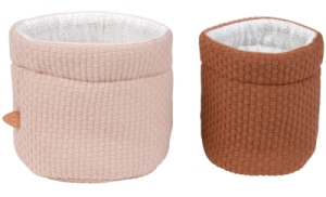 Lot de 2 paniers toilette Susie et Bonnie