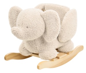 Bascule Eléphant Teddy Ecru