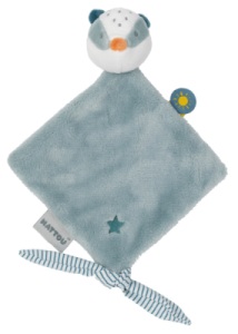 Doudou Mini Blaireau Félix Bleu