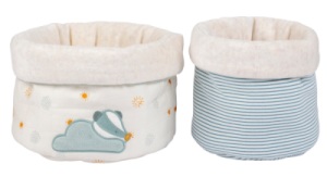 Lot de 2 paniers toilette Félix Et Léo