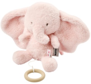 Peluche Musicale Eléphant Fanfan Rose