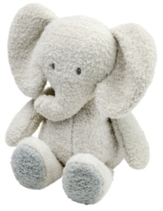 Peluche Eléphant Teddy Gris