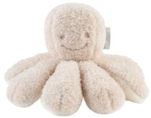 Peluche Pieuvre Grelot Teddy Beige