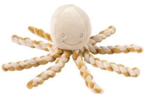 Peluche Poulpe Caramel Beige Lapidou