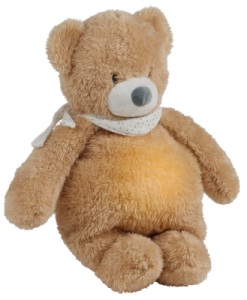 Peluche Veilleuse Ours Sleepy Brun Clair