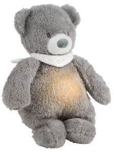 Peluche Veilleuse Ours Sleepy Gris