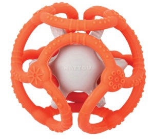Set de 2 Balles Silicone Orange et Gris