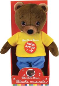 Peluche Musicale Petit Ours Brun