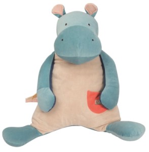 Peluche Hippopotame Les Papoum - 70 cm