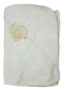 Tablier Cape de Bain Nature Vert - 100x70 cm