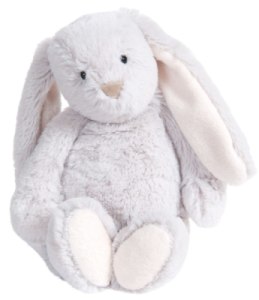 Peluche Lapin Gris Les Tout Doux - 30 cm