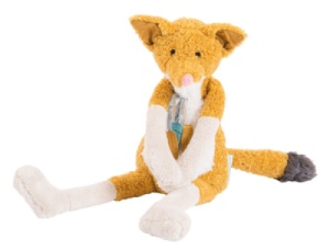 Peluche Renard Chaussette Le Voyage d'Olga - 37 cm