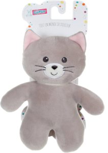 Peluche Chat Gris PtiDoux - 20 cm